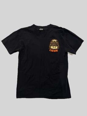 Star Wars Chewie Wing Man Graphic T-Shirt Black Men's Size L